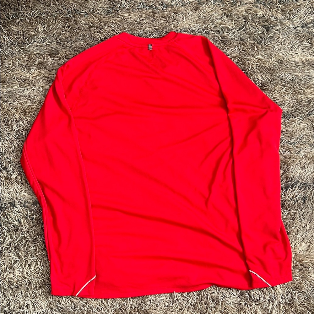 Nike: Men's Long Sleeve Training Top - University RED/Cool - Picture 6 of 6
